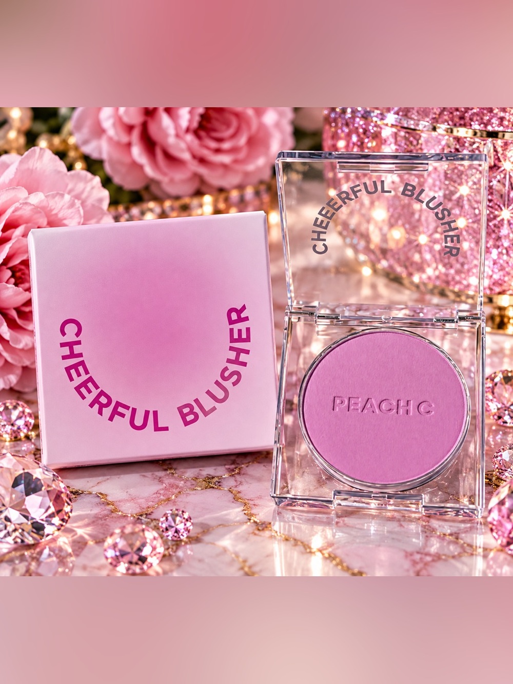 Peach C Cheerful Blusher - Mulberryful